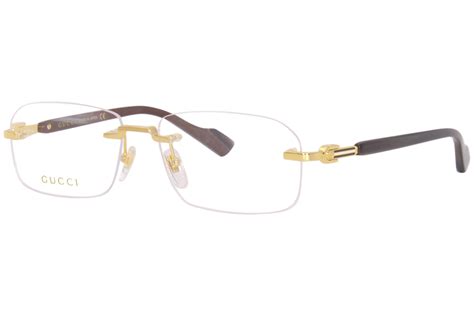 gucci rimless glasses men's|Men's Luxury Glasses Frames .